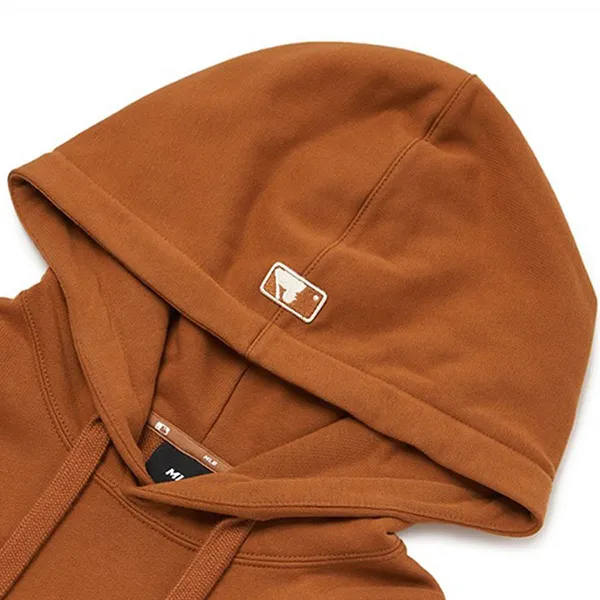 Áo Hoodie MLB Basic Medium Logo Overfit Hoodie Boston Redsox Brow 3AHDB0624-43BRS Màu Nâu