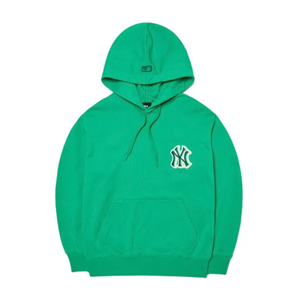 Áo Hoodie MLB Basic Mega Logo Overfit New York Yankees Green 3AHDB0224-50GNS Màu Xanh Green Size L - Thời trang - Vua Hàng Hiệu