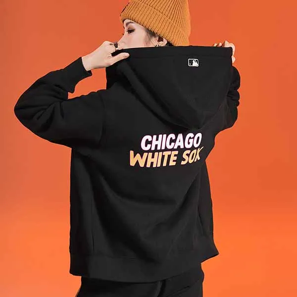 Áo Hoodie MLB City Overfit Zip Up Chicago White Sox 3ATRC0126-44BKS Màu Đen - Thời trang - Vua Hàng Hiệu