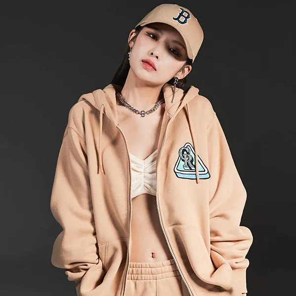 Áo Hoodie MLB City Overfit Zip Up Colorado Rockies 3ATRC0126-04BGS Màu Be - Thời trang - Vua Hàng Hiệu