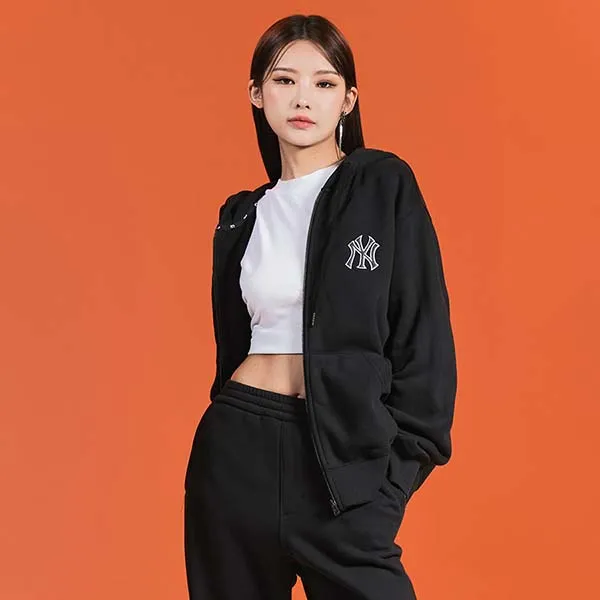 Áo Hoodie MLB Logo Zip Up New York Yankees 3ATRB0426-50BKS Màu Đen Size M - Thời trang - Vua Hàng Hiệu