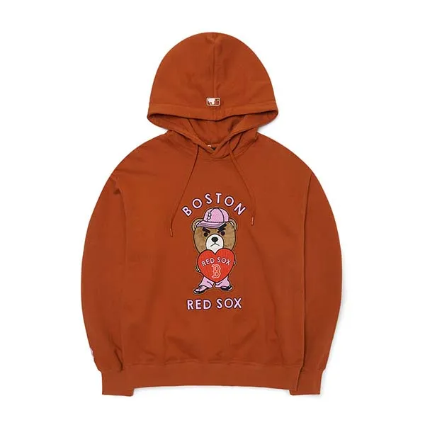Áo Hoodie MLB Mega Bear Heavyweight Mega Over Fit Hoodie Boston Red Sox 3AHDE0126-43BRS Màu Nâu - Thời trang - Vua Hàng Hiệu