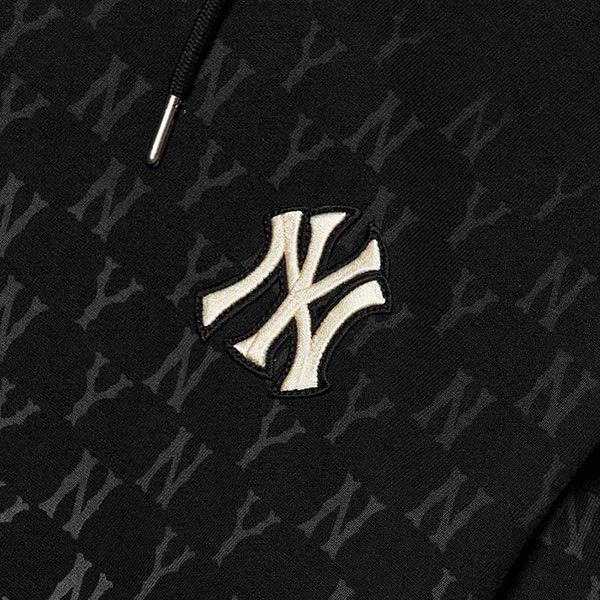 Áo Hoodie MLB Monogram New York Yankees 3AHDM0624-50BKS Màu Đen - 4