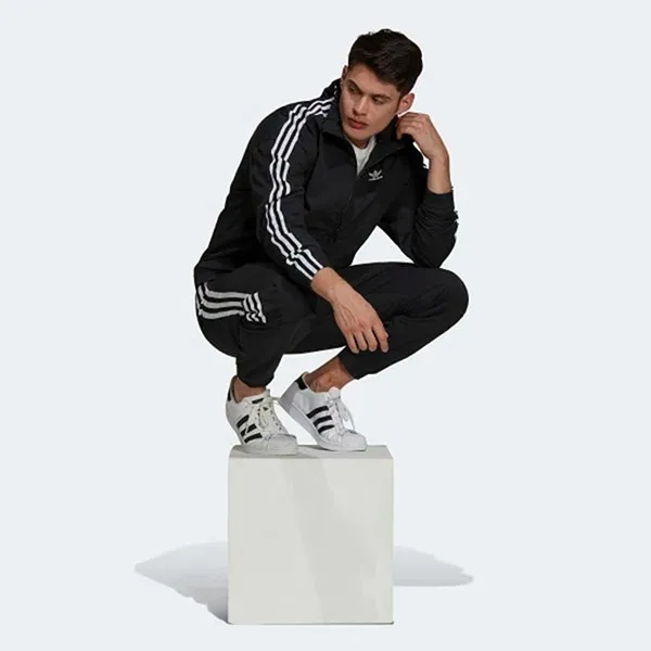 Áo Khoác Adidas Ock-Up Trefoil Classics Adicolor - H41391 Màu Đen Size XS - Thời trang - Vua Hàng Hiệu