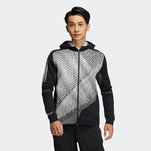 Áo Khoác Adidas Primeknit Statement HG4129 Màu Đen Xám