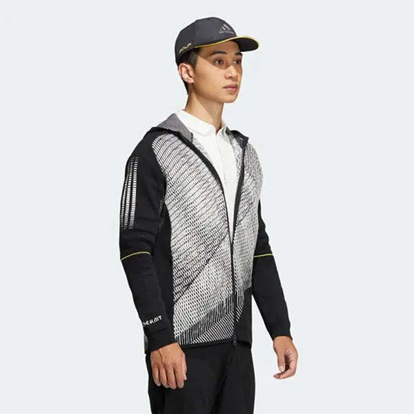 Áo Khoác Adidas Primeknit Statement HG4129 Màu Đen Xám