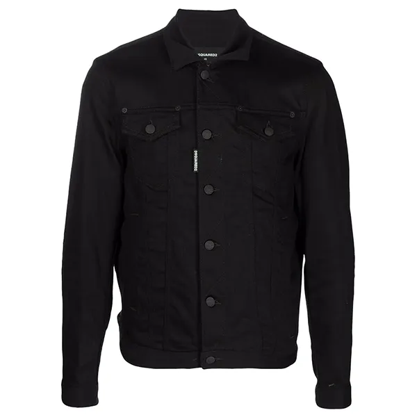 Áo Khoác Dsquared2 Denim Logo Icon S79AM0023-S30564 Màu Đen
