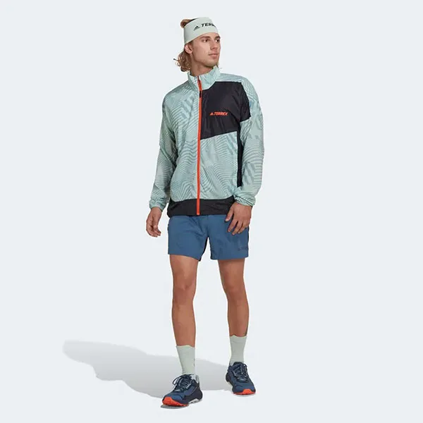 Áo Khoác Gió Adidas Họa Tiết Terrex HI6199 Màu Xanh Đen - Thời trang - Vua Hàng Hiệu