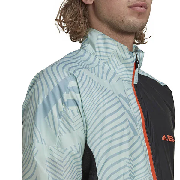 Áo Khoác Gió Adidas Họa Tiết Terrex HI6199 Màu Xanh Đen - Thời trang - Vua Hàng Hiệu