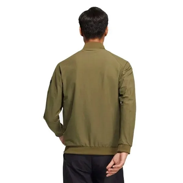Áo Khoác Golf Adidas Go-To Full Zip Woven Jacket H64636 Màu Xanh Olive Size M