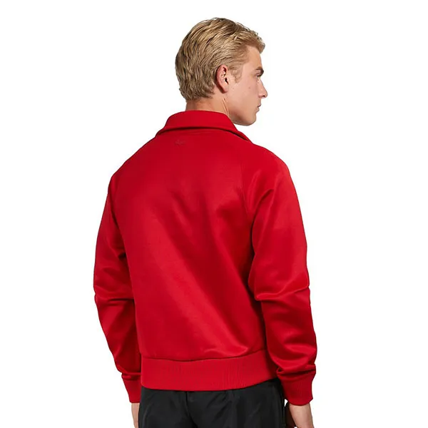 Áo Khoác Lacoste Crocodile Stand-Up Collar Zippered Jacket SH2734 HEN Màu Đỏ Size S