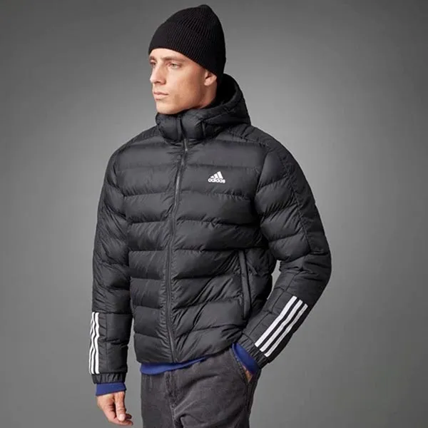 Áo Khoác Lông Vũ Adidas Itavic 3-Stripes Midweight GT1674 Màu Đen Size M