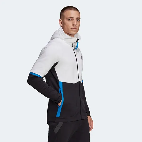 Áo Khoác Nam Adidas Designed For Gameday HC5490 Màu Trắng Đen Size S