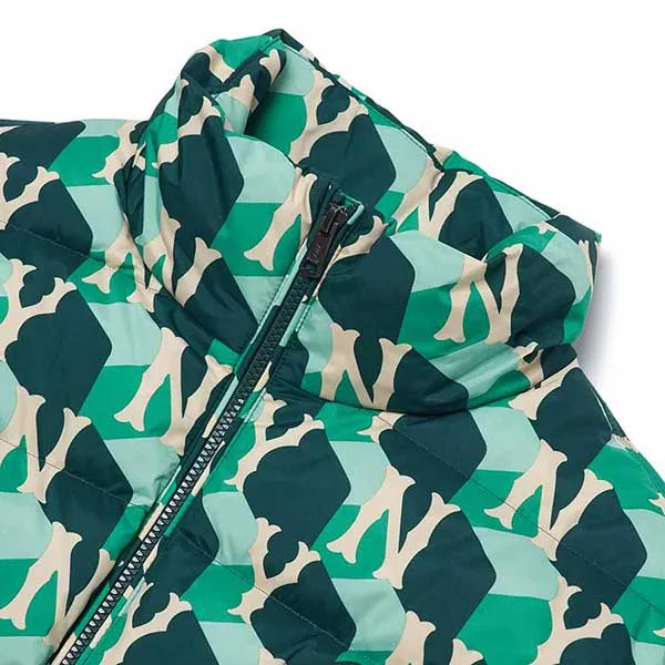 Áo Khoác Phao MLB Monogram 3ADJM0626-50GND Màu Xanh Green - Thời trang - Vua Hàng Hiệu
