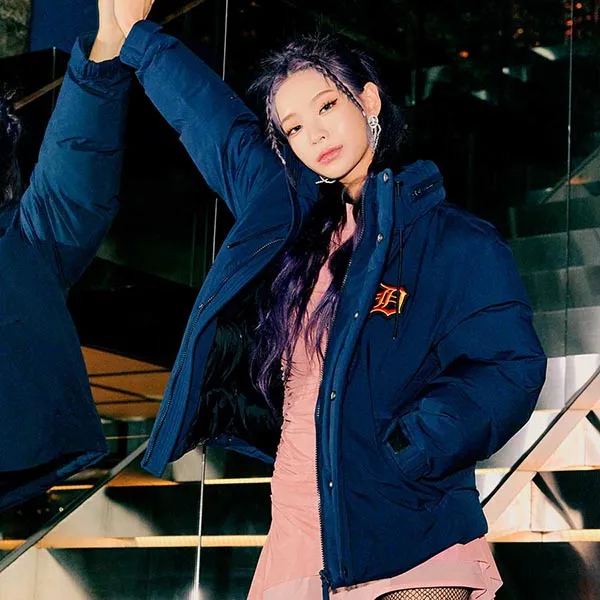 Áo Khoác Phao MLB Parka Detroit Megalogo 3ADJB1126-46NYD Màu Xanh Navy