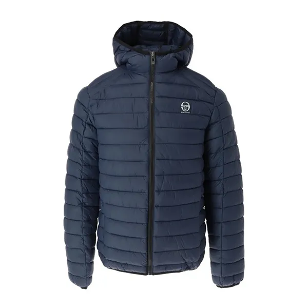 Áo Khoác Sergio Tacchini 296824 Có Mũ Màu Xanh Than Size S