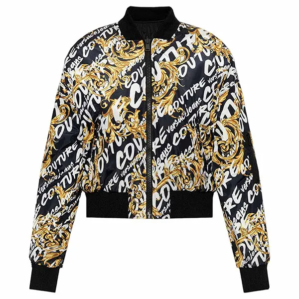 Áo Khoác Versace Jean Couture Reversible Bomber 73HAT408 CQS41G89 Phối Màu Size 42
