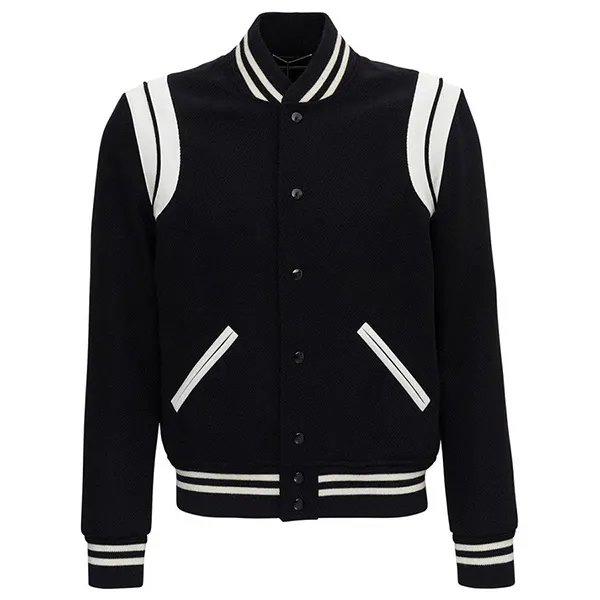 Áo Khoác Nam Yves Saint Laurent YSL Black Teddy Bomber 354718 Y180W1070 Màu Đen - Thời trang - Vua Hàng Hiệu