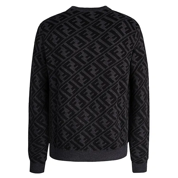 Áo Len Fendi FF Monogram Black FZX005 ALJX F06T0 Màu Đen - Thời trang - Vua Hàng Hiệu