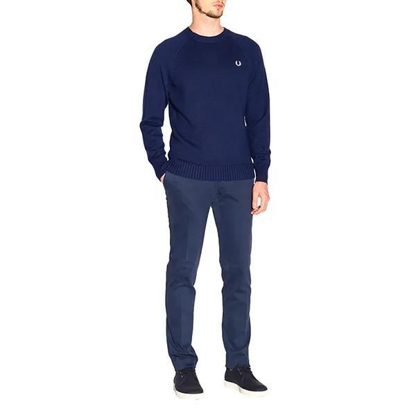 Áo Len Fred Perry Jumper For Men K1507 Màu Xanh Navy Size S
