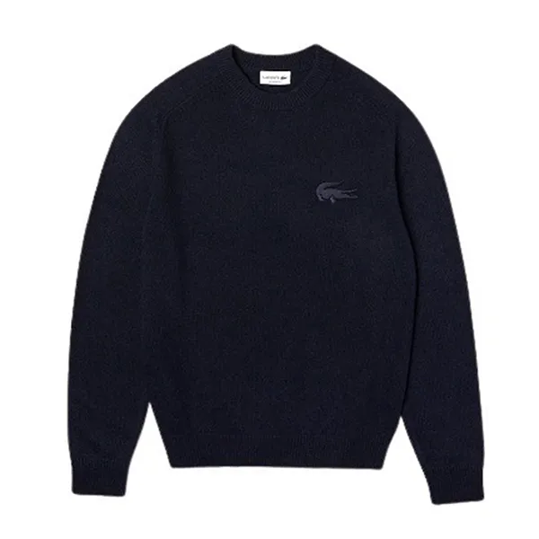 Áo Len Lacoste Navy Embroidered Sweater AH1996 Màu Xanh Navy Size XS
