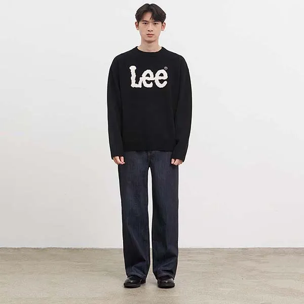 Áo Len Lee Big Twitch Logo Màu Đen - Thời trang - Vua Hàng Hiệu