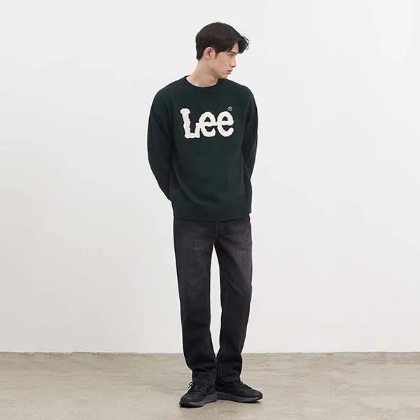 Áo Len Lee Big Twitch Logo Màu Xanh Green - Thời trang - Vua Hàng Hiệu
