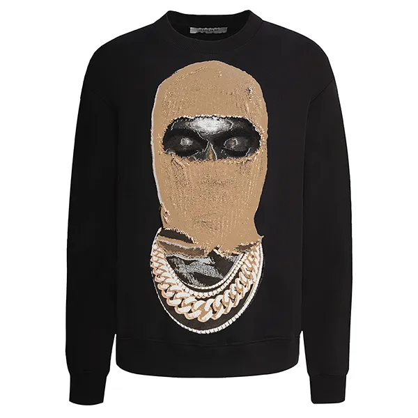 Áo Nỉ Ih Nom Uh Nit Black Graphic Printed NUW22222 009 Màu Đen Size S