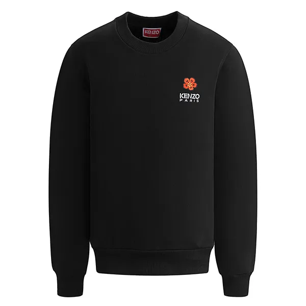 Áo Nỉ Kenzo Black Logo Classic FC65SW4124MF 99J Màu Đen Size S