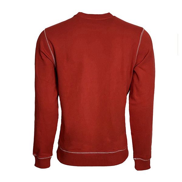 Áo Nỉ Lacoste Men's Crew Neck Lacoste 27 Print Fleece Sweatshirt SH0062-RAX Màu Đỏ Size XS - 4