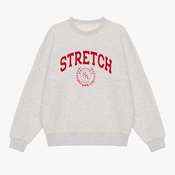 Áo Nỉ Sweater Stretch Angels Melange Màu Kem - 3