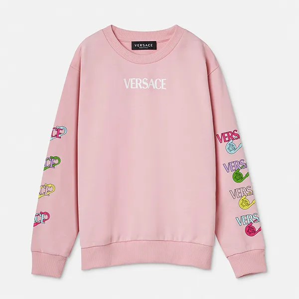Áo Nỉ Versace Safety Pin Pink 1006742 1A04697 2PB70 Màu Hồng