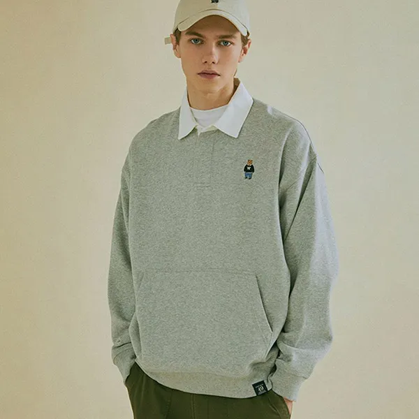 Áo Nỉ Sweater WHOAU WHMAC4931U Màu Ghi Sáng