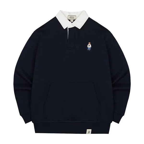 Áo Nỉ Sweater WHOAU WHMAC4931U Màu Xanh Navy