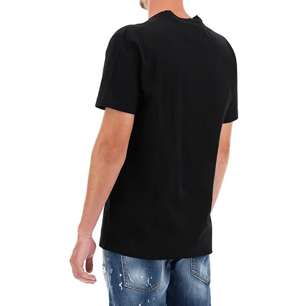 Áo Phông Dsquared2 Mini Logo Ceresio 9 T-Shirt S71GD1116 S23009 900 Màu Đen Size L