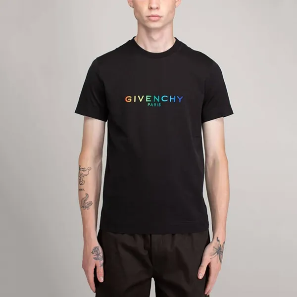 Áo Phông Givenchy Paris BM71DH3Y6B 001 Màu Đen Size M