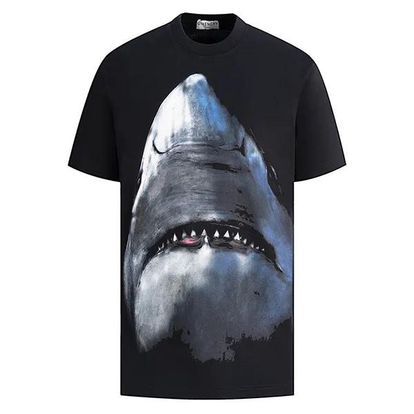 Áo Phông Givenchy Shark Printed BM70483Y0H 001 Màu Đen Size M
