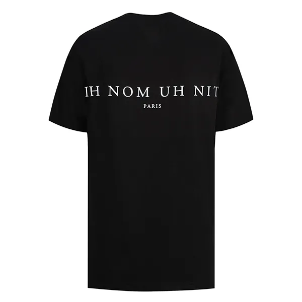 Áo Phông Ih Nom Uh Nit Black Graphic Printed NUW22221 009 Màu Đen Size S