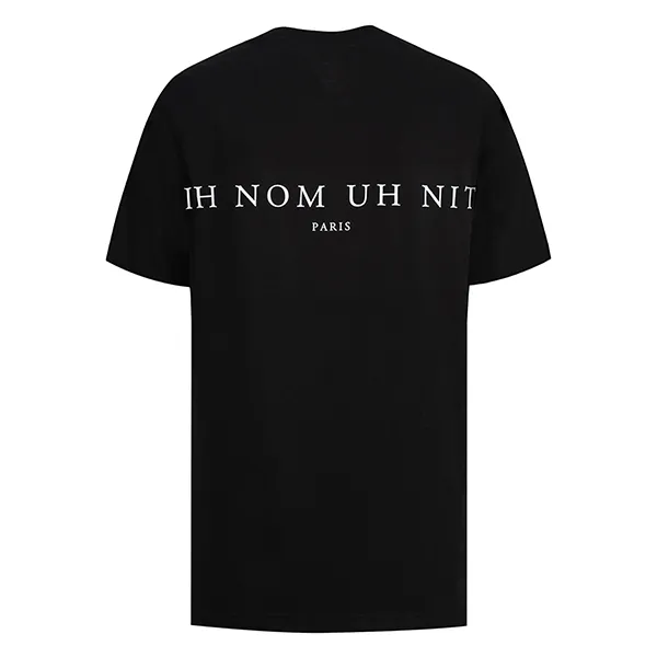 Áo Phông Ih Nom Uh Nit Black Graphic Printed NUW22224 009 Màu Đen Size L