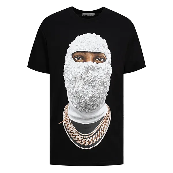 Áo Phông Ih Nom Uh Nit Black Graphic Printed NUW22224 009 Màu Đen Size M