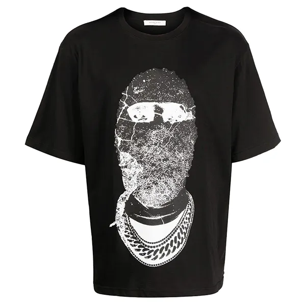 Áo Phông Ih Nom Uh Nit Black Graphic Printed NUW22231 009 Màu Đen Size M