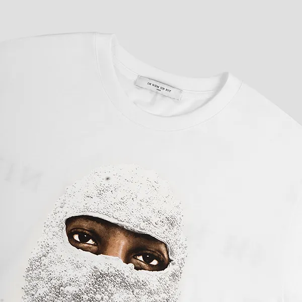Áo Phông Ih Nom Uh Nit White Graphic Printed NUW22224 081 Màu Trắng Size XS