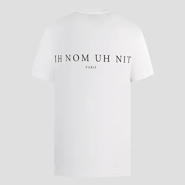 Áo Phông Ih Nom Uh Nit White Graphic Printed NUW22224 081 Màu Trắng Size XS