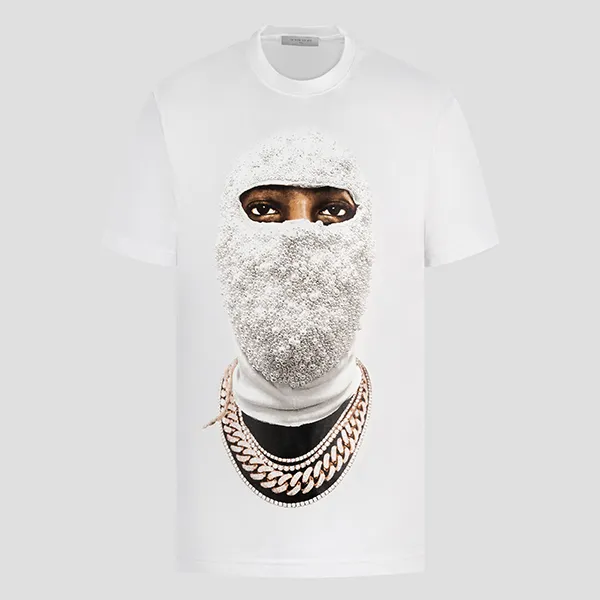Áo Phông Ih Nom Uh Nit White Graphic Printed NUW22224 081 Màu Trắng Size XS