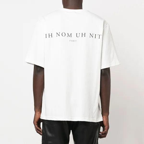Áo Phông Ih Nom Uh Nit White Graphic Printed NUW22231 081 Màu Trắng Size XS - Thời trang - Vua Hàng Hiệu