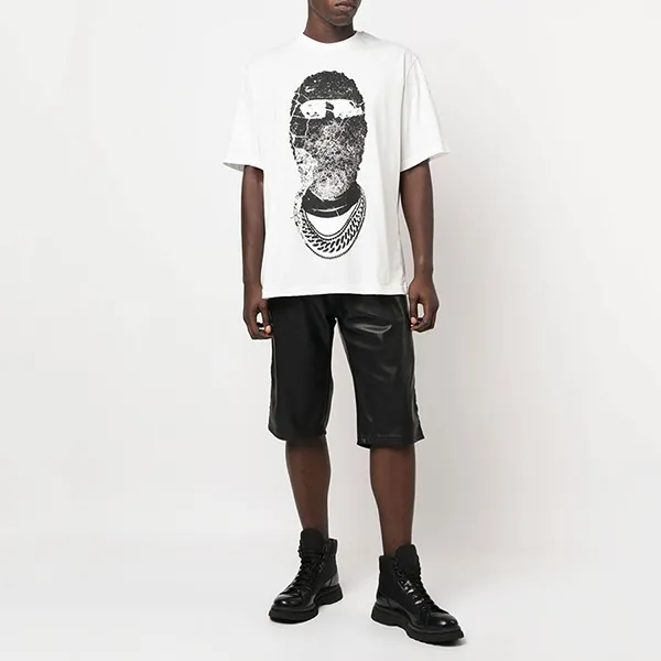 Áo Phông Ih Nom Uh Nit White Graphic Printed NUW22231 081 Màu Trắng Size XS - Thời trang - Vua Hàng Hiệu