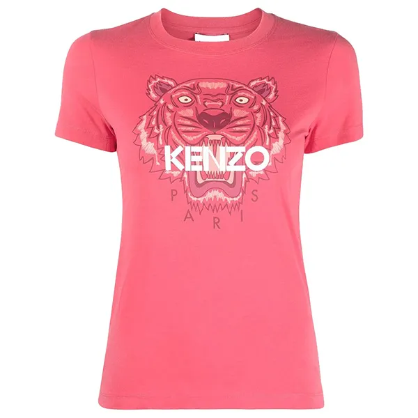 Áo Phông Kenzo Logo Tiger Classic Printed FC62TS8464YM 28 Màu Hồng Size L