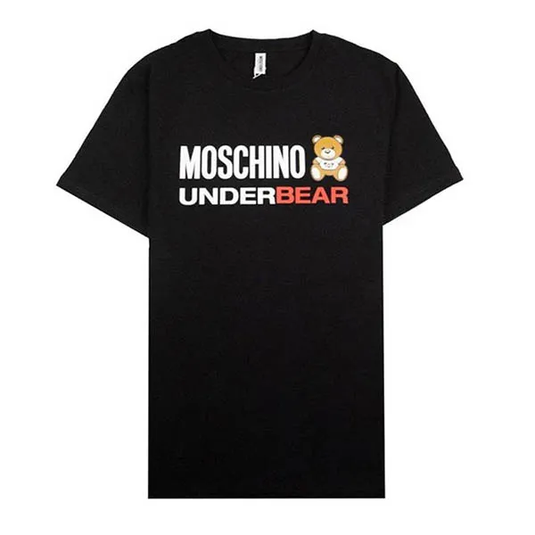 Áo Phông Moschino Underbear 2011 T191481030555 Màu Đen Size L