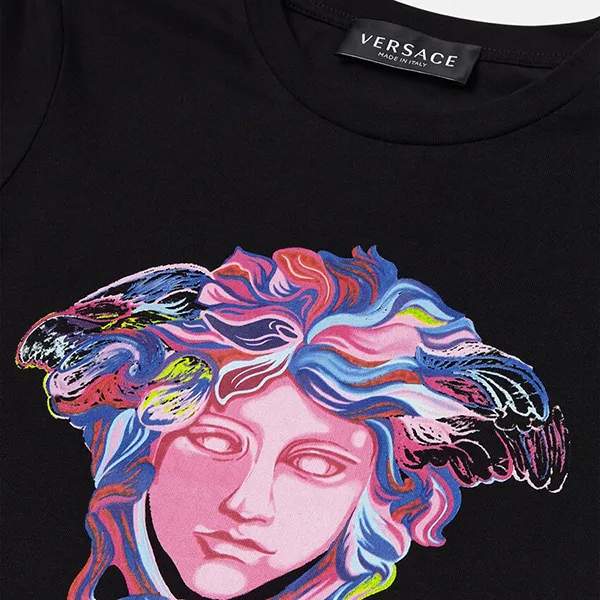 Áo Phông Versace Medusa Black 1000052 1A04819 2B070 Màu Đen