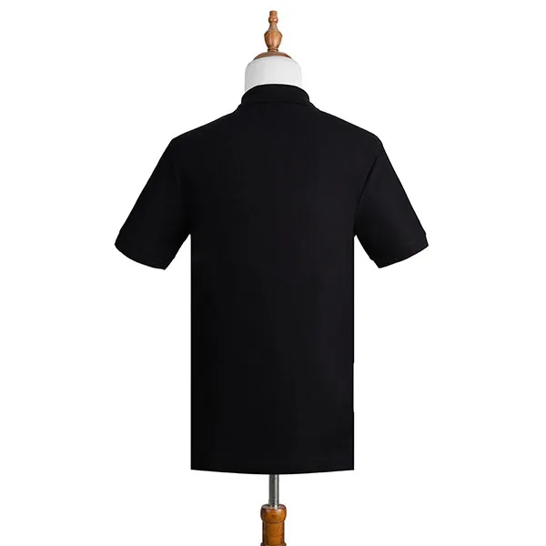 Áo Polo Burberry Shirt In Cotton Piqué With Monogram 8014003 A1189 Màu Đen Size S